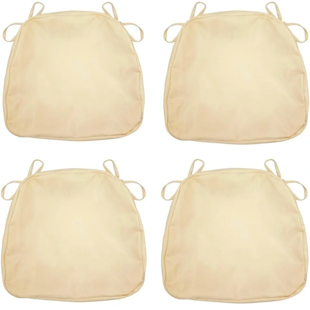 New Outdoor Removable Replaceable Cushion Covers 17x16x2 Set of 4
